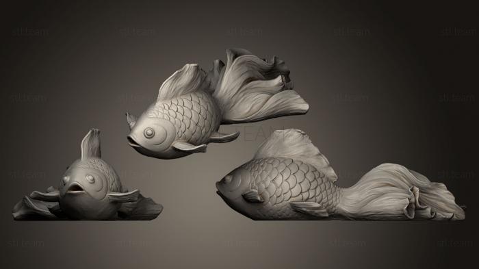 Статуэтки животных Fish 4